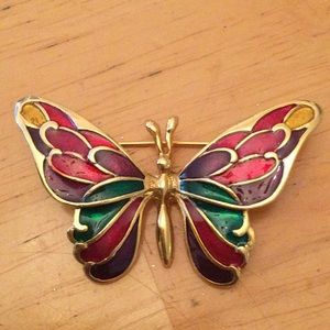 Butterfly brooch